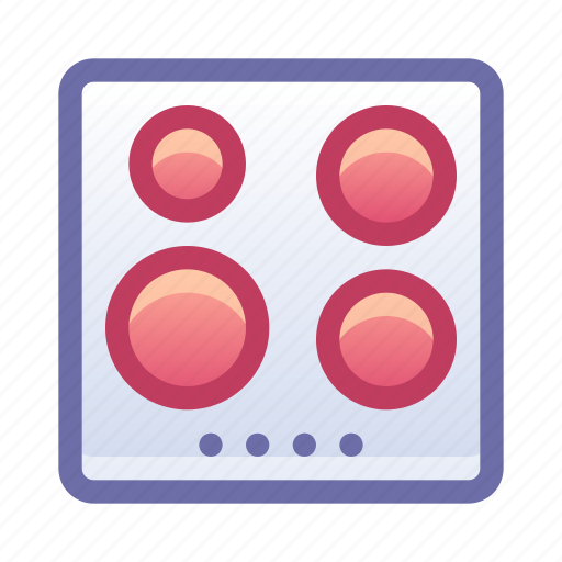 Induction, electro, stove, layout icon - Download on Iconfinder