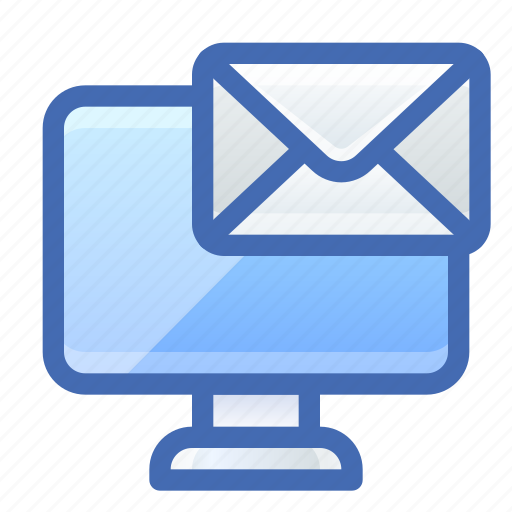 Desktop, computer, mail, message icon - Download on Iconfinder