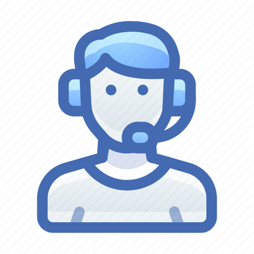 Support, chat, man icon - Download on Iconfinder