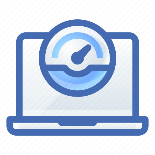 Laptop, gauge, performance icon - Download on Iconfinder