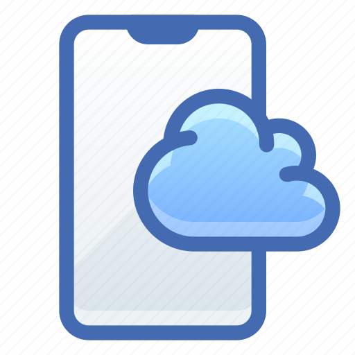 Smartphone, cloud, data icon - Download on Iconfinder