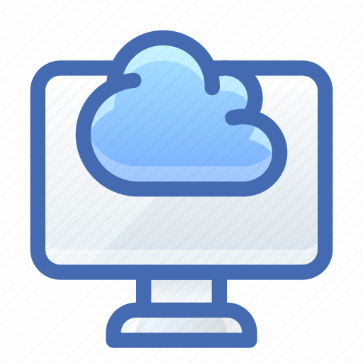 Desktop, computer, cloud, data icon - Download on Iconfinder