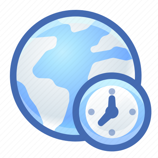 Global, world, time, clock icon - Download on Iconfinder