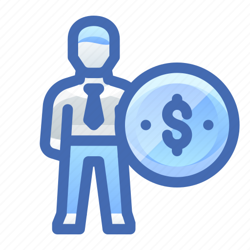 Employee, man, salary, money icon - Download on Iconfinder