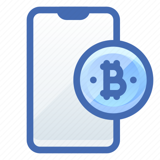 Crypto, bitcoin, mobile, app icon - Download on Iconfinder