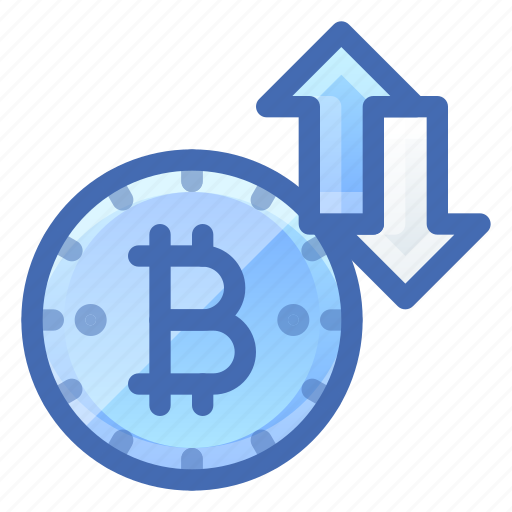 Crypto, bitcoin, transfer, deposit, withdraw icon - Download on Iconfinder