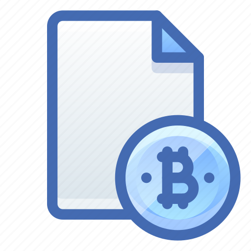 Bitcoin, crypto, file, log, report icon - Download on Iconfinder