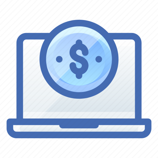 Money, pay, laptop, app icon - Download on Iconfinder
