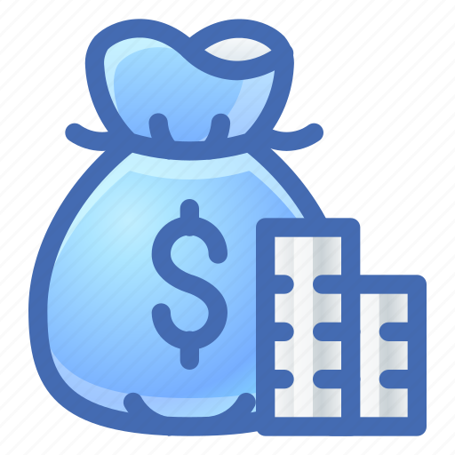 Money, bag, gold, coins icon - Download on Iconfinder