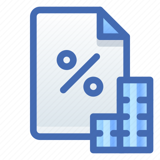 Loan, credit, percent, document icon - Download on Iconfinder