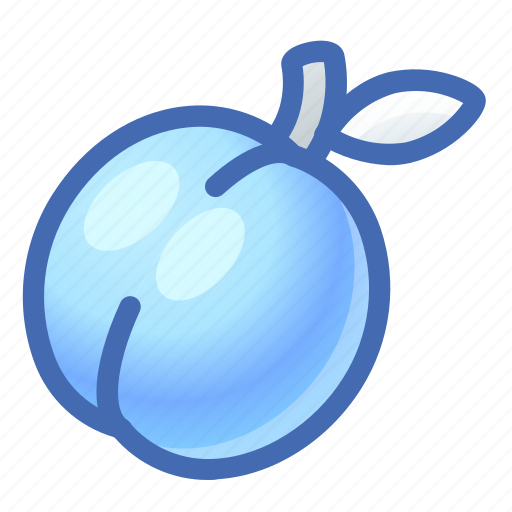 Peach, fruit, food icon - Download on Iconfinder