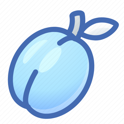 Plum, fruit, food icon - Download on Iconfinder