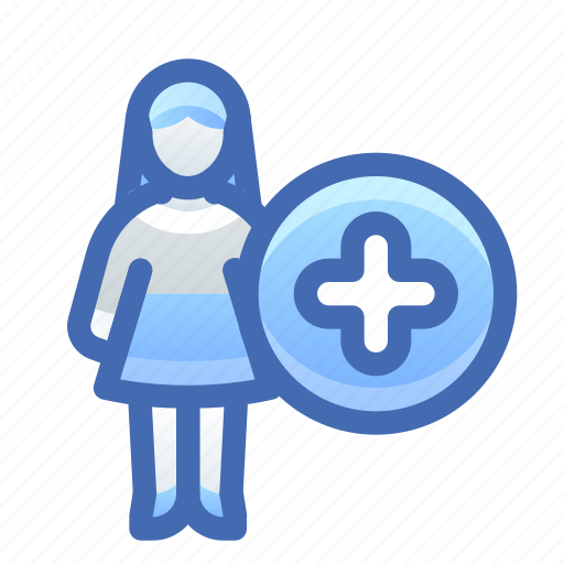 Add, hire, personnel, employee, woman icon - Download on Iconfinder