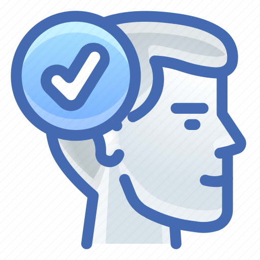 Approve, check, person, user, man icon - Download on Iconfinder