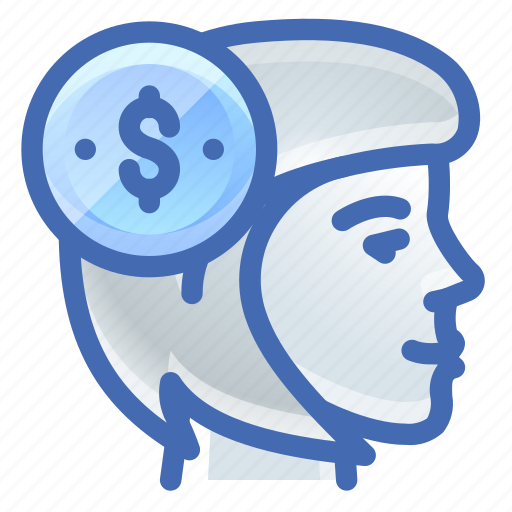 Money, mind, user, woman icon - Download on Iconfinder
