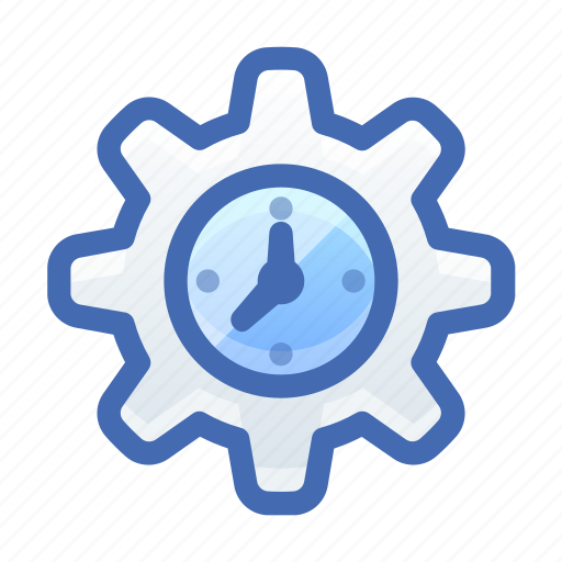 Time, work, gear, settings, process icon - Download on Iconfinder