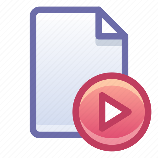 File, document, video, play icon - Download on Iconfinder
