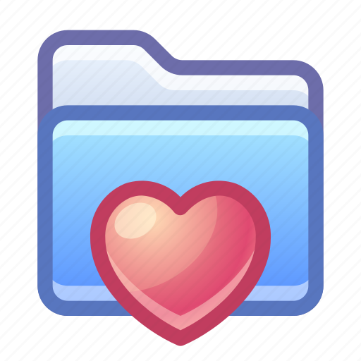 Folder, favorite, heart icon - Download on Iconfinder