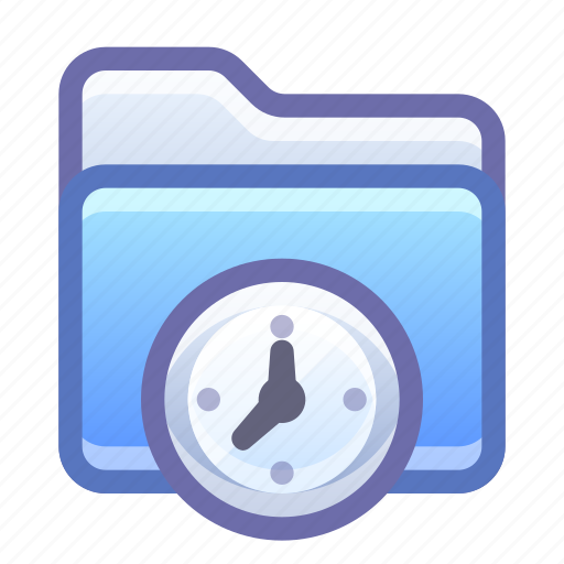 Folder, history, log, time icon - Download on Iconfinder