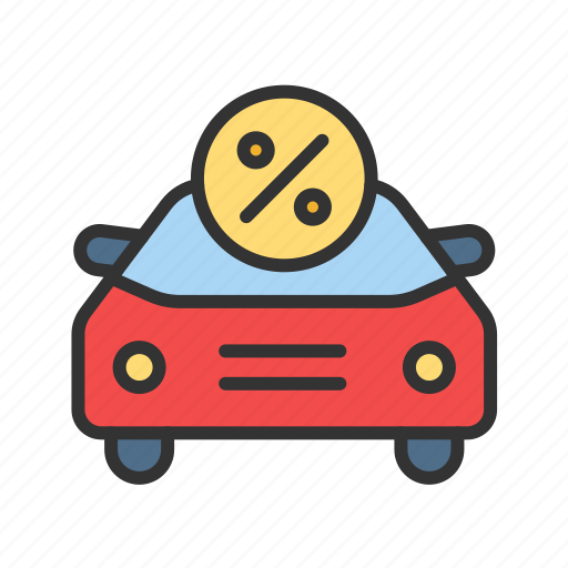 Car loan, agreement, car, percentage, mortgage, discount, exchange icon - Download on Iconfinder