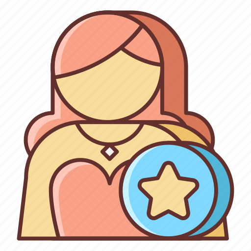 Celebrity, female, marketing icon - Download on Iconfinder