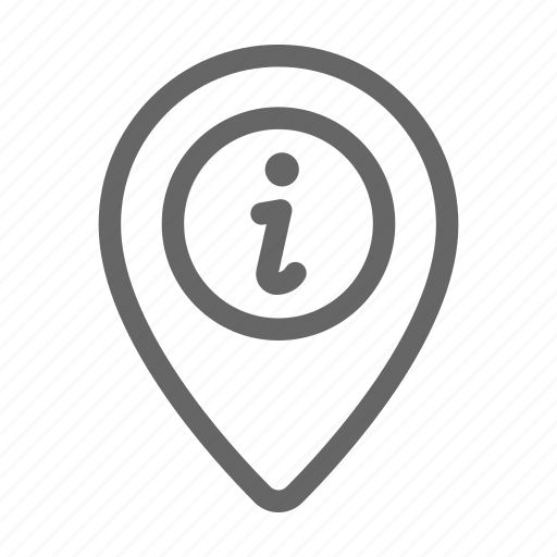 Gps, info, information, location, marker, pin icon - Download on Iconfinder