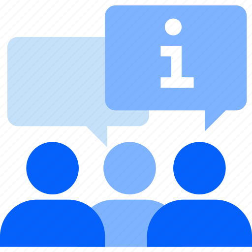 Info, information, communication, forum, people, discussion, conference icon - Download on Iconfinder