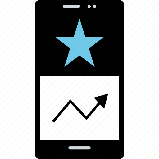 Analytics, cell, data, phone, up icon - Download on Iconfinder