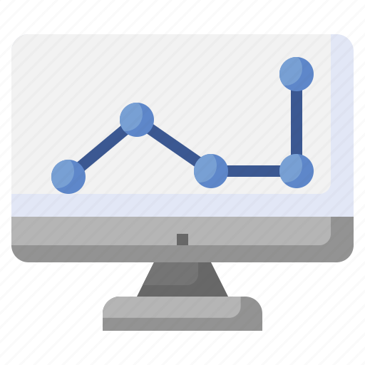 Analysis, presentation, data, analytics, graph, computer icon - Download on Iconfinder