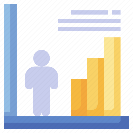 Growth, population, humanpictos, graphical, presentation, bar, graph icon - Download on Iconfinder