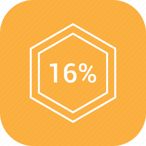 Chart, count, number, percent, sixteen icon - Download on Iconfinder