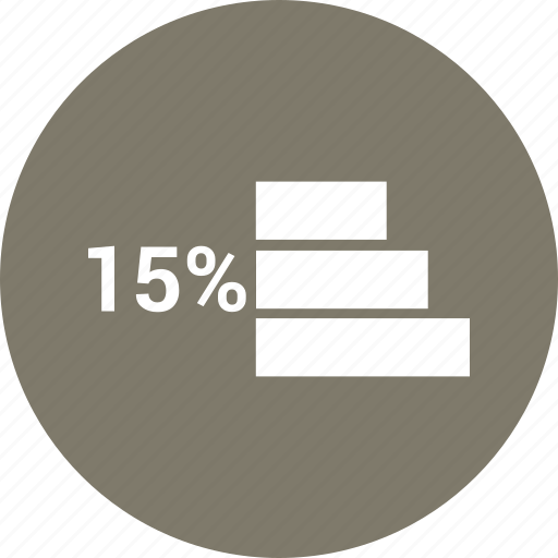 Bars, data, fifteen, percent icon - Download on Iconfinder