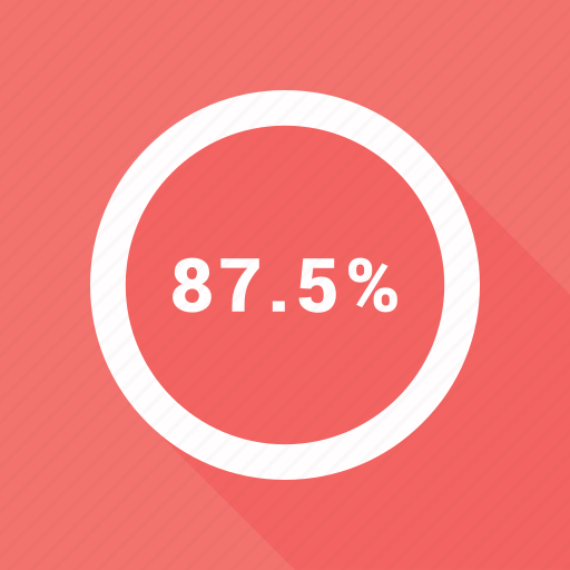 Chart, diagram, eighty seven, graph, pie chart, pie graph icon - Download on Iconfinder