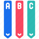 abc, ribbons, graphic, diagram, graphics, ribbon