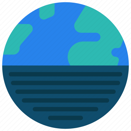 Half, filled, globe, graphic, diagram, graphics, earth icon - Download on Iconfinder