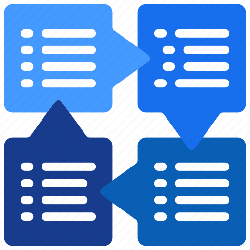 Text, boxes, graphic, diagram, graphics, comments, messages icon - Download on Iconfinder