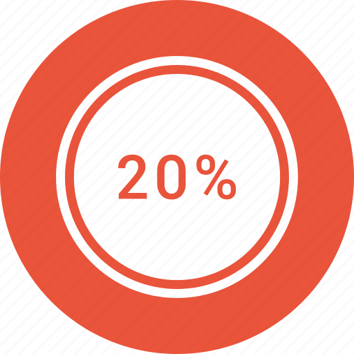 Percent, rate, revenue, twenty icon - Download on Iconfinder