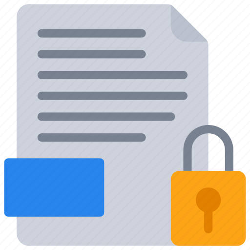 Document, information, lock, security icon - Download on Iconfinder