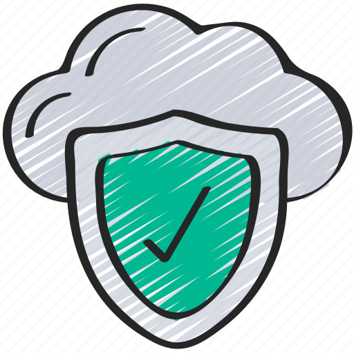 Cloud, information, protection, security, shield icon - Download on Iconfinder
