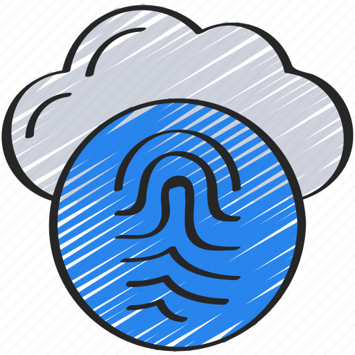 Cloud, finger, information, print, security icon - Download on Iconfinder