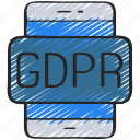 gdpr, information, iphone, mobile, security