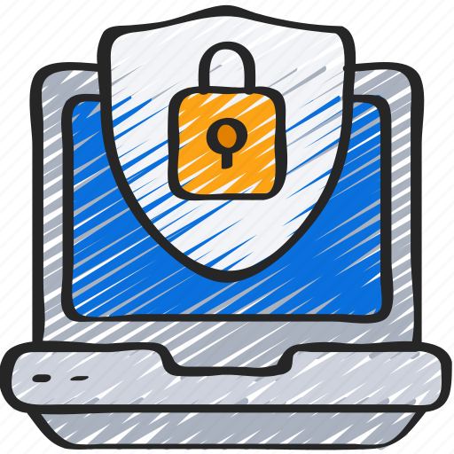 Information, laptop, secure, security, shield icon - Download on Iconfinder