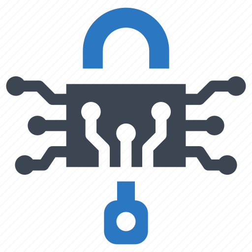 Cryptography, crypto system, electronic lock, encryption icon - Download on Iconfinder