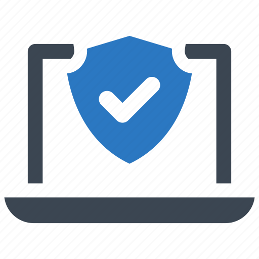 Antivirus, laptop, security, shield icon - Download on Iconfinder