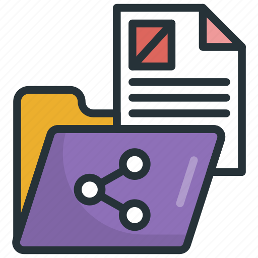 Documents, files, folder, shareing, storage icon - Download on Iconfinder