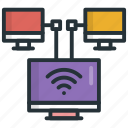 connect, ethernet, network, offline, technology