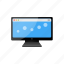 screen, blue, computer, display, monitor 