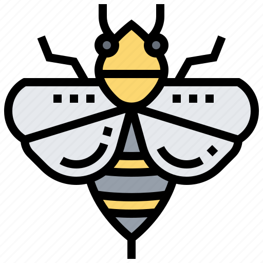 Bee, honey, insect, pollinator, sting icon - Download on Iconfinder