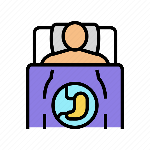 Eating, too, much, late, evening, insomnia icon - Download on Iconfinder