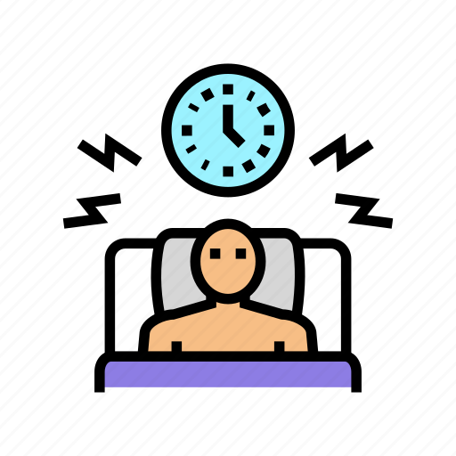 Waking, up, too, early, insomnia, person icon - Download on Iconfinder